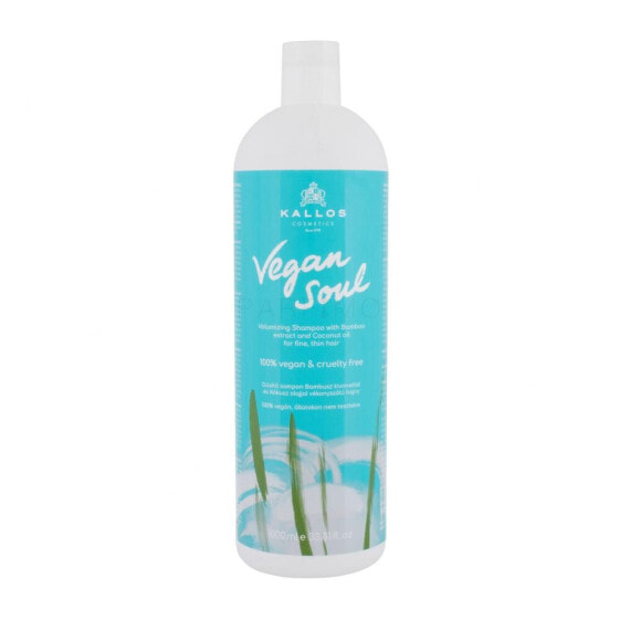 Kallos Cosmetics Vegan Soul Volumizing 1000 ml shampoo für Frauen