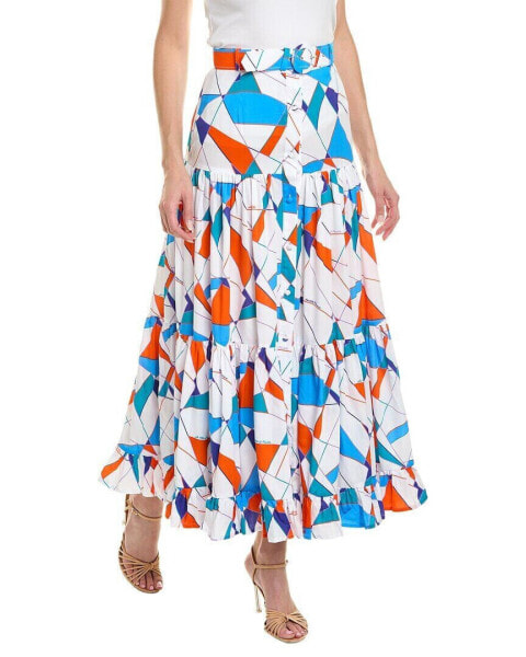 Paolita Ballet Mecanique Button Maxi Skirt Women's