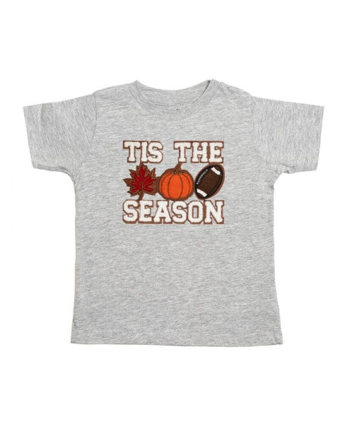 Toddler Boys Tis The Season Pumpkin Patch Short Sleeve T-Shirt