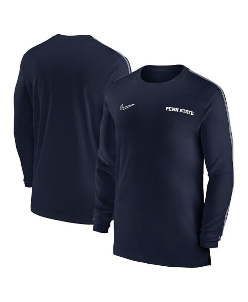 Men's Penn State Nittany Lions 2024 Sideline Coach UV Performance Long Sleeve T-Shirt