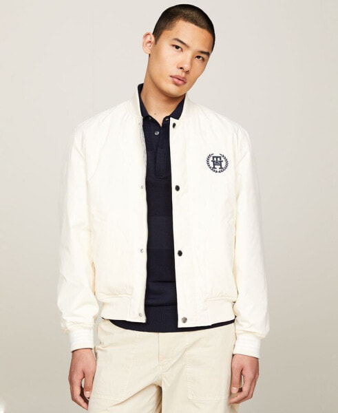 Men's Reversible TH Laurel Logo Bomber Jacket