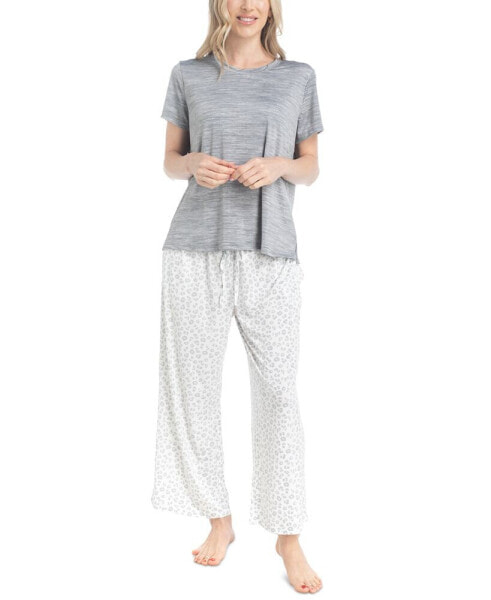 Women's 2-Pc. Short-Sleeve Pajamas Set