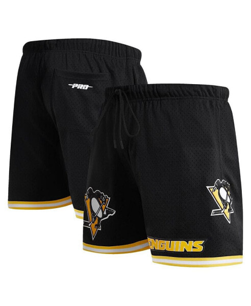 Men's Black Pittsburgh Penguins Classic Mesh Shorts
