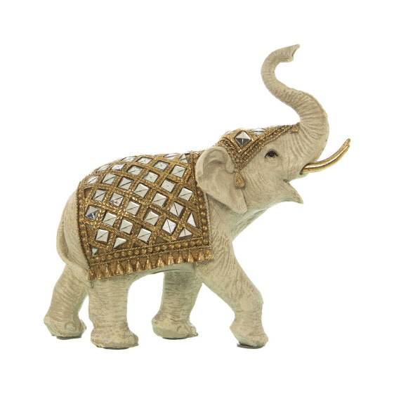 Decorative Figure Alexandra House Living White Plastic Elephant 13 x 26 x 24 cm