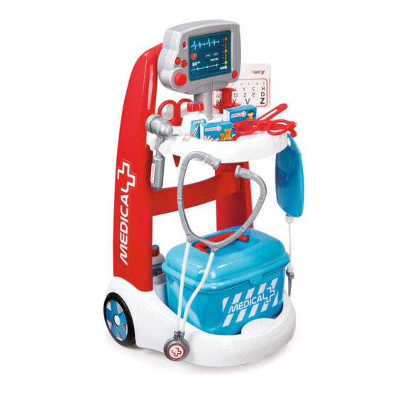 SMOBY Medical Trolley Medical Cart Toy