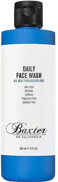 Gesichtswaschgel für die tägliche Anwendung mit Aloe Vera, Allantoin und Koffein - Baxter of California Daily Face Wash 60 ml