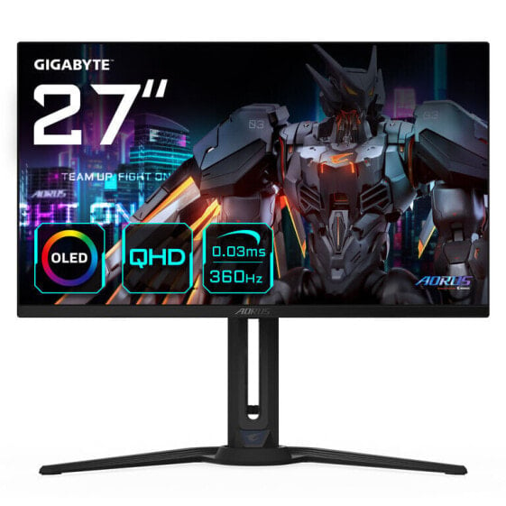 GIGABYTE AORUS FO27Q3, 27 Zoll Gaming Monitor, 360 Hz, OLED, FreeSync Premium Pro