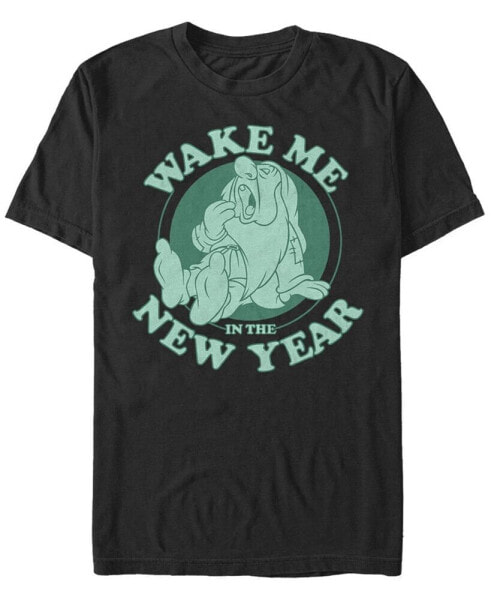 Men's Sleepy New Year Short Sleeve Crew T-shirt