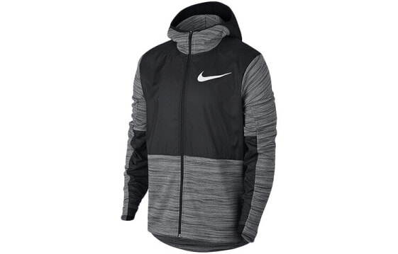 Куртка мужская Nike 857045-010 черная рубашка-пиджак со шнурком для баскетбола с полной молнией