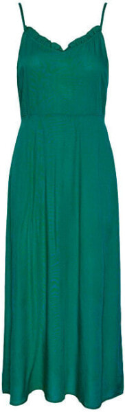 Dámské šaty PCNYA Long Line Fit 17135286 Pepper Green