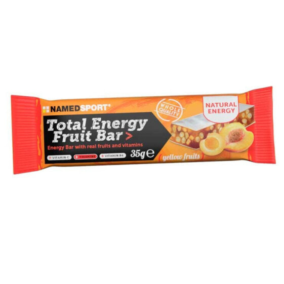 NAMED SPORT Total Energy Fruit 35g 25 Units Caribe Fruit Energy Bars Box