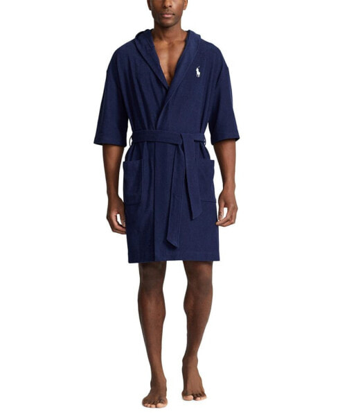 Пижама Polo Ralph Lauren мужская халатная вязаная Cabana Худи-Robe