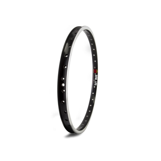 Sun Ringle Rhyno Lite Rim - 20", Black/Silver, 36H, Clincher, Schraeder