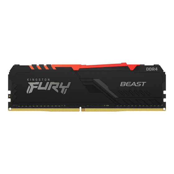 Kingston FURY Beast RGB - 8 GB - 1 x 8 GB - DDR4 - 2666 MHz - 288-pin DIMM - Black