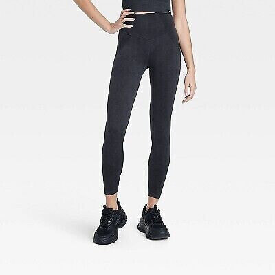 Women's Seamless High-Rise 7/8 Leggings - JoyLab Black L