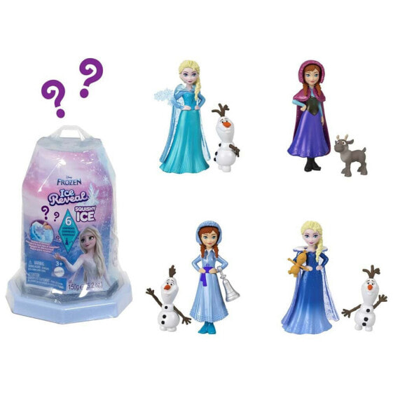 DISNEY Little Surprise Ice Reveal Frozen With Ice Gel Friends Of The Protagonists And Game Pieces Styles May Vary Doll