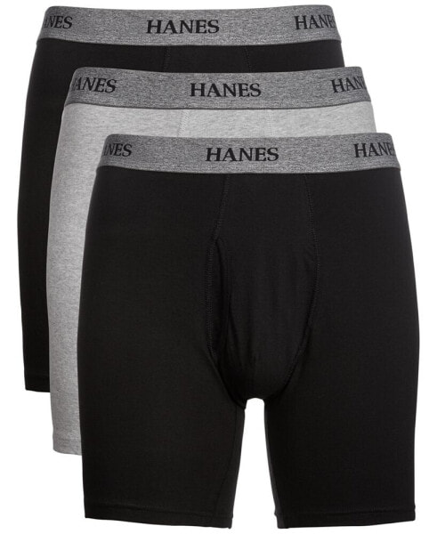 Боксеры Hanes мужские Big & Tall в упаковке из 3 шт.