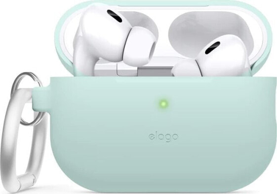 Elago Elago AirPods Pro 2 Hang Silicone Case - etui z karabińczykiem do AirPods Pro 2 miętowe - Gwarancja bezpieczeństwa. Proste raty. Bezpłatna wysyłka od 170 zł.