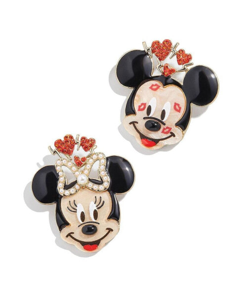 Women's Mickey and Friends XOXO Earrings