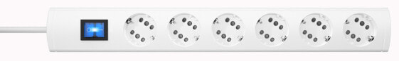 Heinrich Kopp Kopp 234302019 - 5 m - 12 AC outlet(s) - Indoor - IP20 - White - Thermoplastic