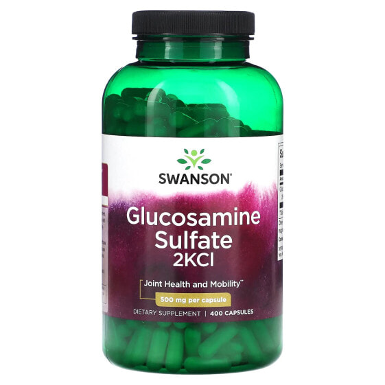Glucosamine Sulfate 2KCI, 500 mg, 400 Capsules