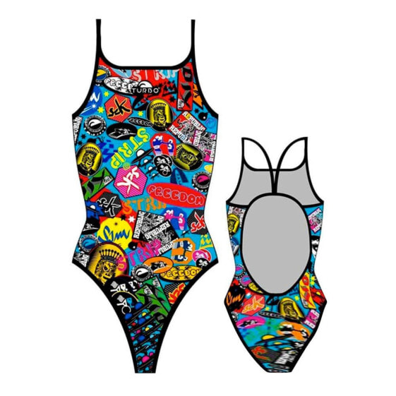 TURBO Stickers Swimsuit