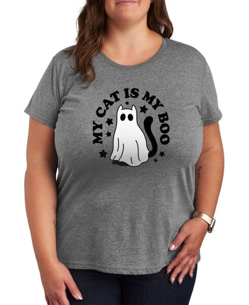 Trendy Plus Size Halloween Graphic T-shirt