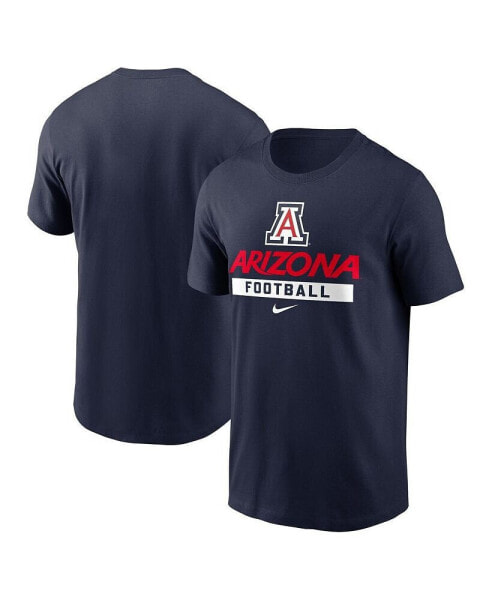 Men's Navy Arizona Wildcats Football T-Shirt