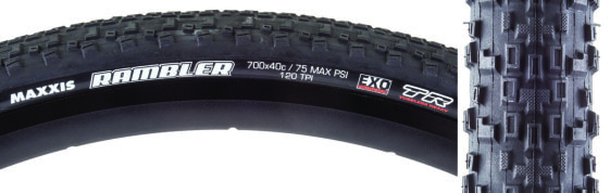 Maxxis Rambler Tire - 700 x 40, Tubeless, Folding, Black, Dual, EXO