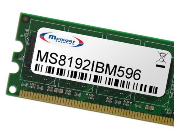 Memorysolution Memory Solution MS8192IBM596 - 8 GB - Green