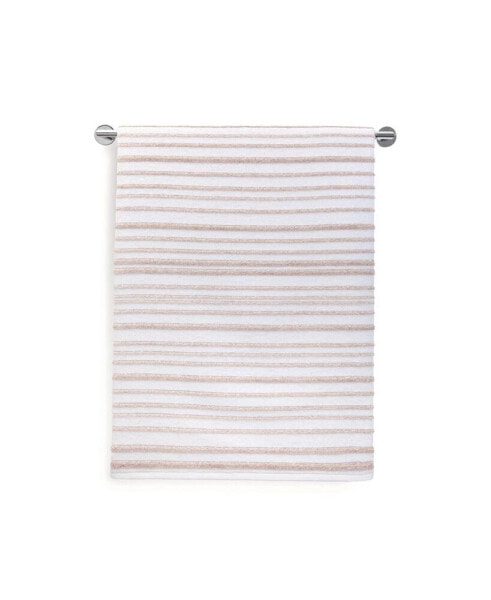 Urbane Stripe Cotton Wash Towel, 13" x 13"