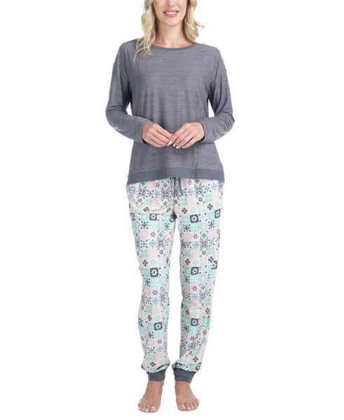 Women's 2-Pc. Lounge Loyalist Sweatshirt & Jogger Pants Pajamas Set