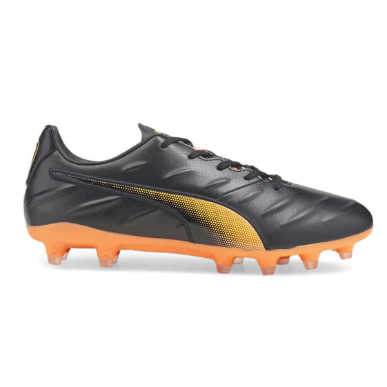 Puma King Pro 21 Firm Ground Soccer Cleats Mens Black Sneakers Athletic Shoes 10