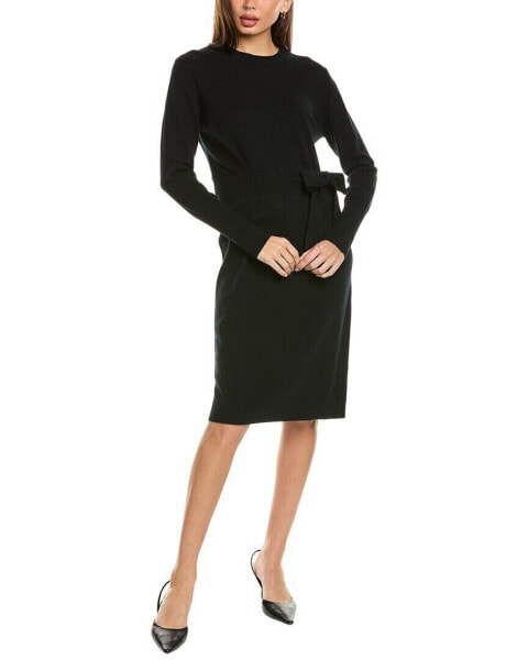 Forte Cashmere Tie Waist Cashmere Sweaterdress Women's