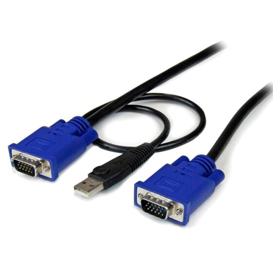 STARTECH 2 In 1 Ultra Thin USB KVM cable 1.8m