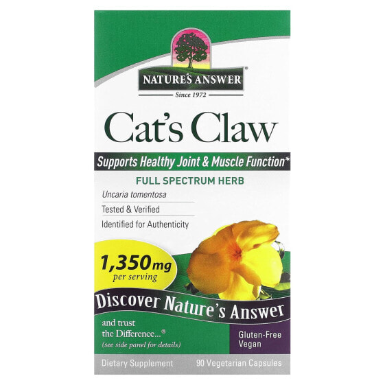 Cat's Claw, 1,350 mg, 90 Vegetarian Capsules (450 mg per Capsule)