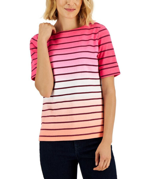 Топ Karen Scott Striped Ombré