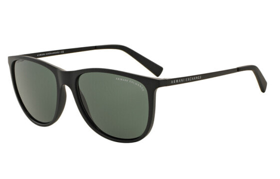 Очки Armani Exchange Oval Green Sunglasses