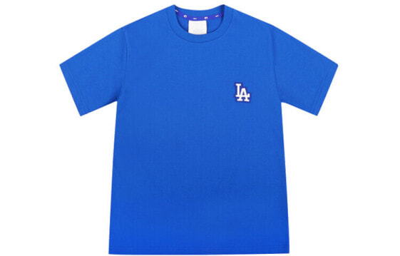 MLB LA Dodgers 洛杉矶道奇队 圆领短袖T恤 男女同款 蓝色 / Футболка MLB T 31TS05031-07U