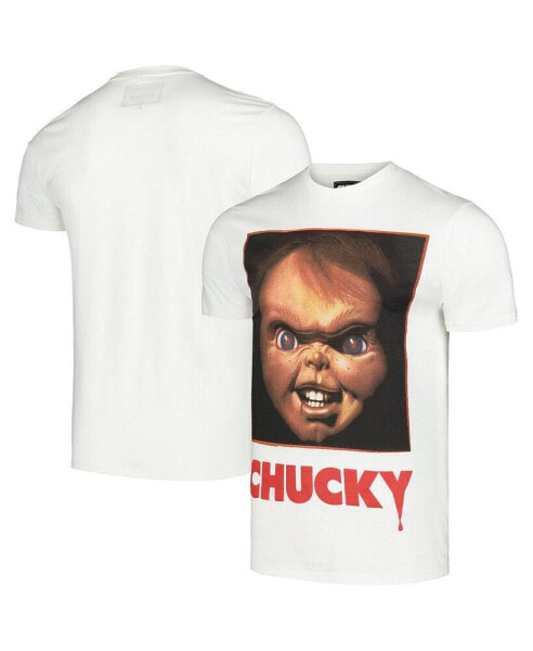 Men's and Women's White Chucky Doll T-Shirt