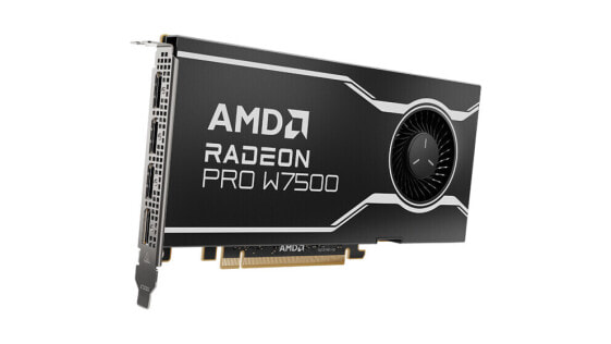 AMD Radeon Pro W7500 - Radeon Pro W7500 - 8 GB - GDDR6 - 128 bit - 7680 x 4320 pixels - PCI Express x8 4.0