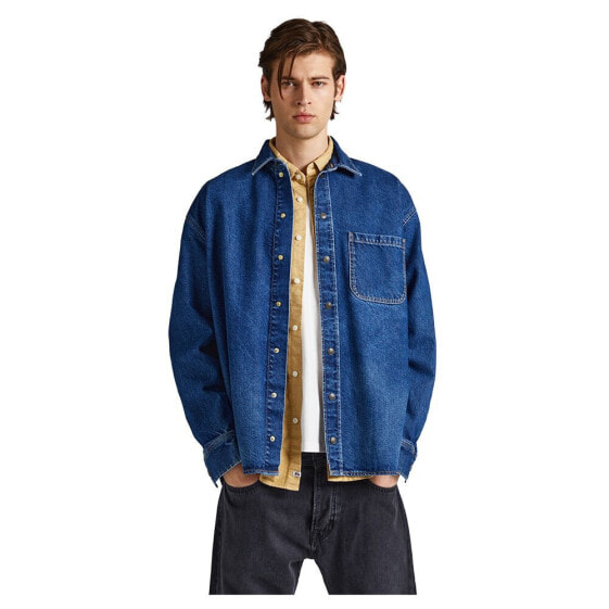 PEPE JEANS Devon Worn Long Sleeve Shirt