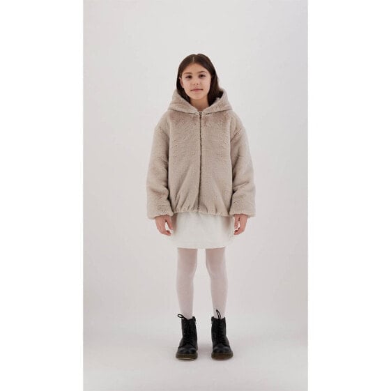 HERNO KIDS Bomber Faux Fur jacket