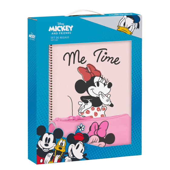 Stationery Set Minnie Mouse Loving Pink A4 3 Pieces