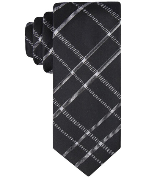 Men's Stitch Plaid Extra Long Tie