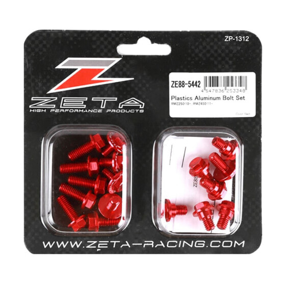 ZETA Suzuki RMZ 250 10-18/RMZ 450 11-17 ZE88-5442 Aluminium Fairing Screw Kit