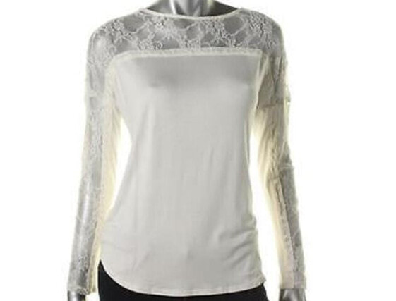 Топ Kut From The Cloth Lace Scoop Neck White XS