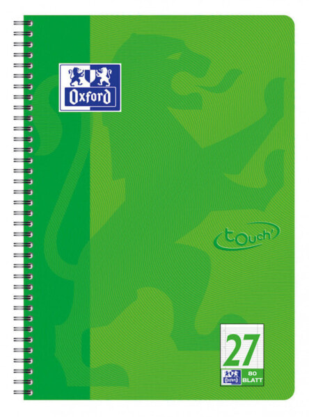 Oxford TOUCH - Image - Green - A4+ - 80 sheets - 90 g/m² - Lined paper