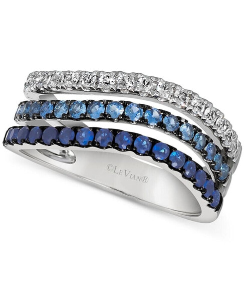 Кольцо Le Vian Ombré Sapphire Triple Row