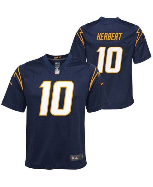 Big Boys and Girls Justin Herbert Los Angeles Chargers Team Game Alternate Jersey